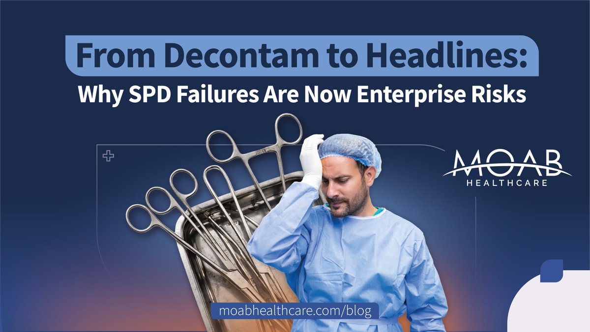 From Decontam to Headlines: Why SPD Failures Are Now Enterprise Risks

#perioperative #surgical 
moabhealthcare.com/blog