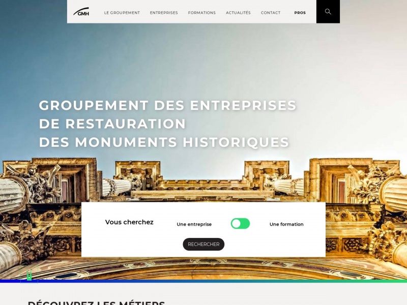 Associations GMH à #Paris (#Paris) GMH, Groupement Français des Entreprises de Restauration de Monuments Historiques. Le Groupement a été constitué en 1959 sous l'égide de la Fédération Français...
Suite 👉 artisansdupatrimoine.fr/professionnel/…
#Artisan #Restauration #Patrimoine