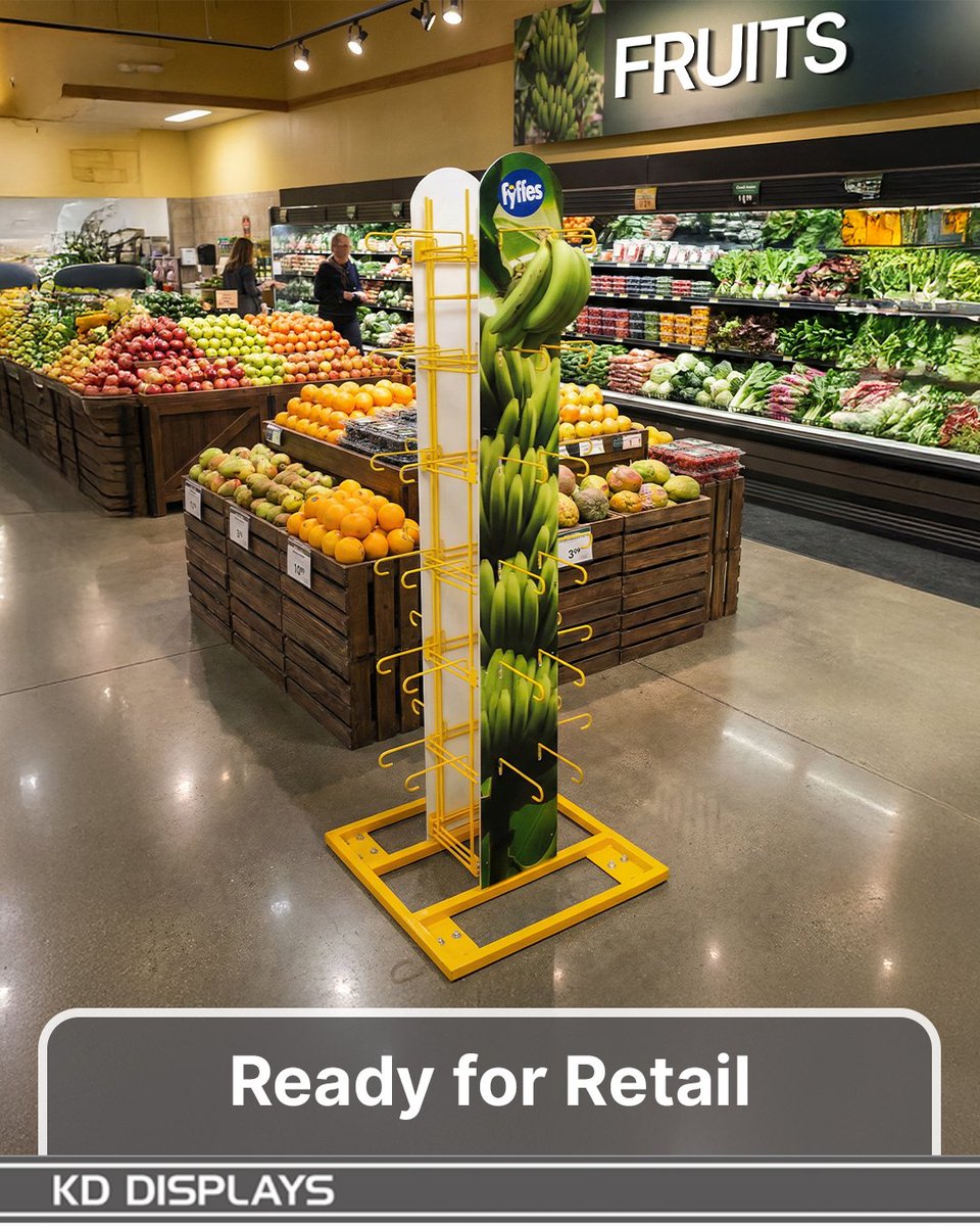KDdisplays's tweet image. Versatility is at the core of what we build. Our displays are designed to adapt across industries, environments, and retail formats without losing function or impact. 

#KDDisplays #RetailDisplays #VersatileDesign #StoreExecution #VisualMerchandising #ConceptToReality