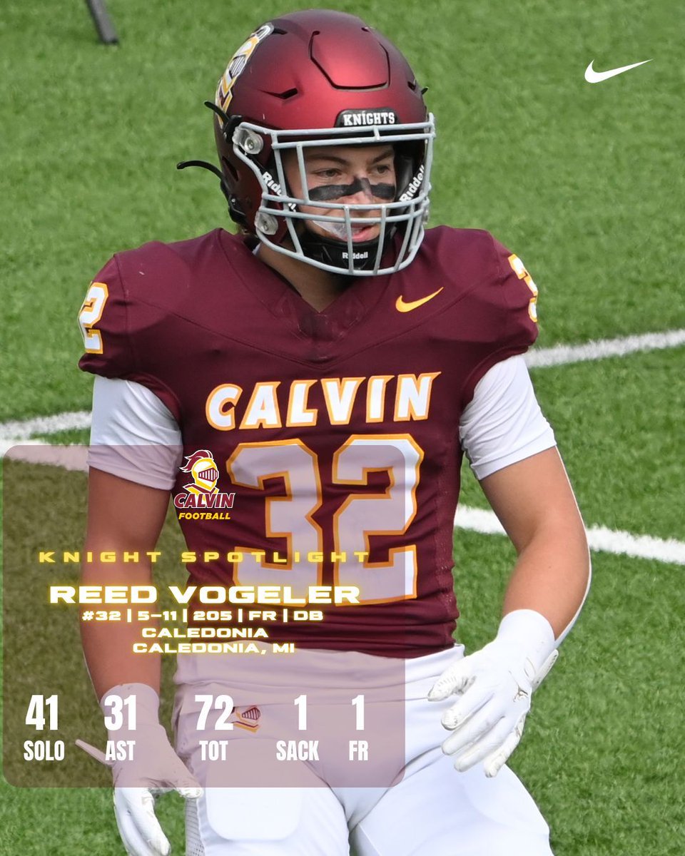 Calvin Knights Football tweet media