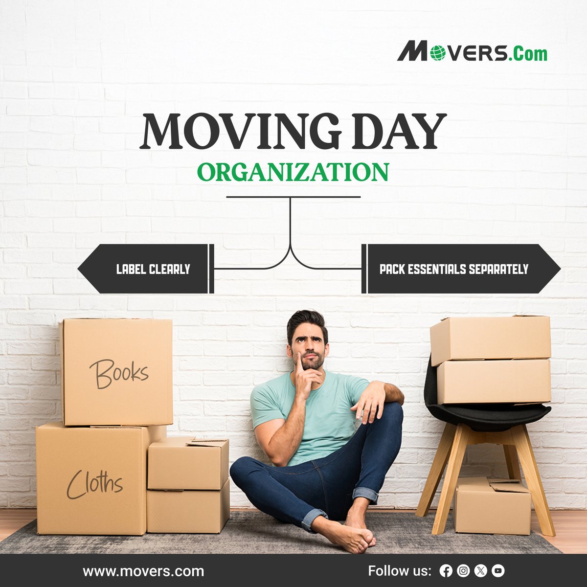 MoversCom's tweet image. Staying organized on moving day makes everything easier. Label boxes clearly and pack essentials separately so you can settle in faster. Compare movers and plan ahead with Movers.com.

#MovingSoon #PackingTips #StressFreeMoving #HomeMoves #RelocationPlanning