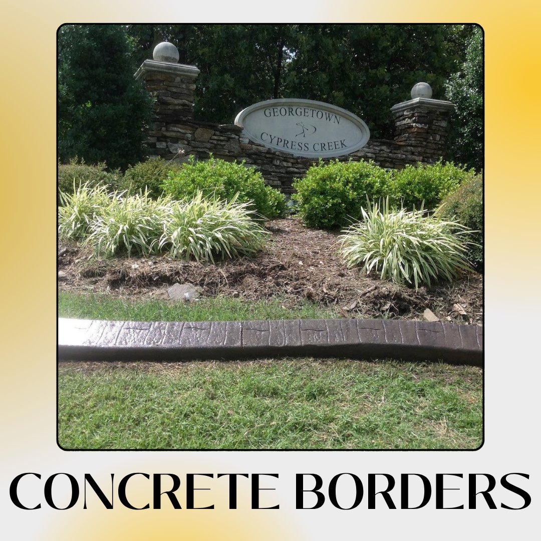 Our premium #ConcreteBorders not only beautify but also protect your lawn and garden layout. Contact us today for a strong, stylish edge.
concretecontractorconway.com/contact