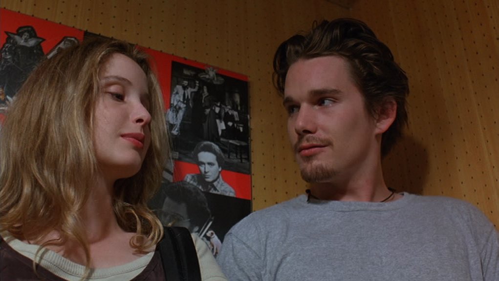 LostInFilm's tweet image. Richard Linklater's 'Before Sunrise' opened in theaters 31 years ago today (Jan. 27, 1995)