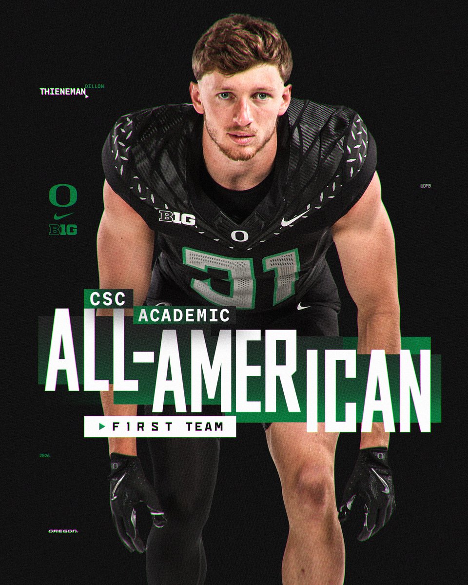 Oregon Football tweet media