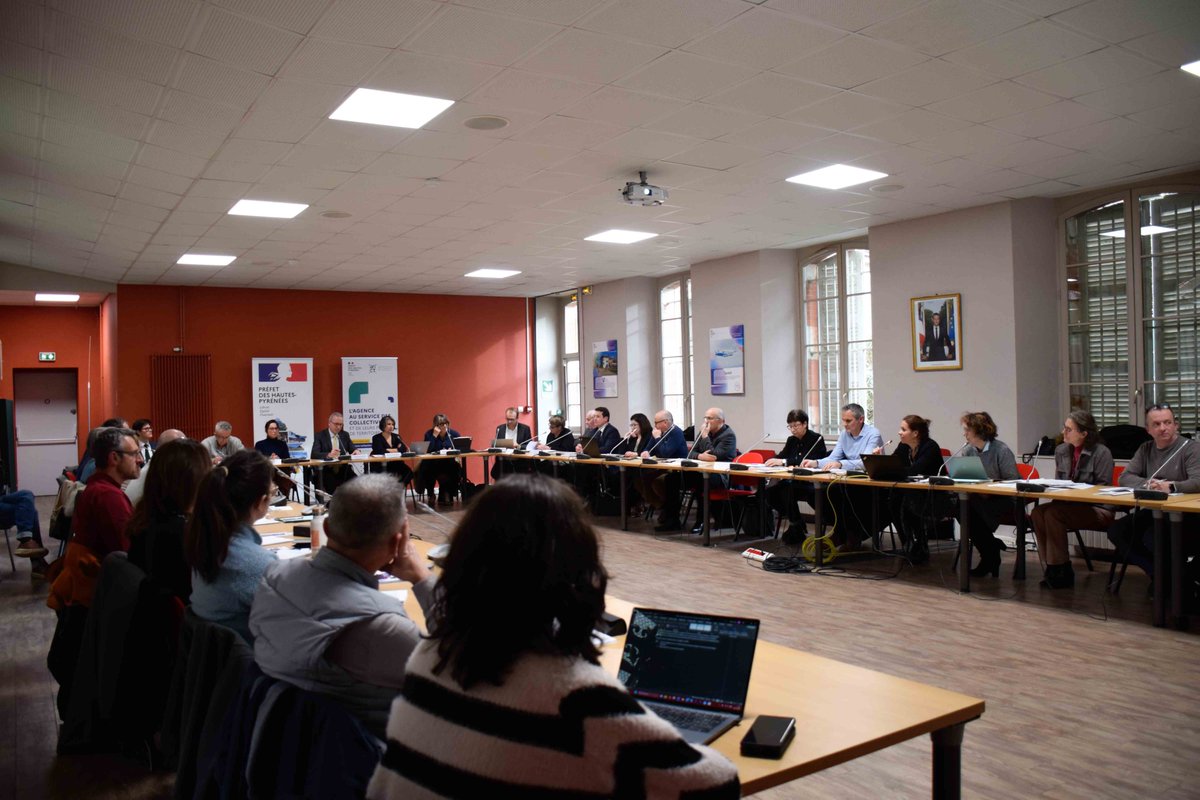Image de Préfet des Hautes-Pyrénées - #NotreTerritoire | Le #préfet65 a présidé le comité local de cohésion territoriale en présence des é