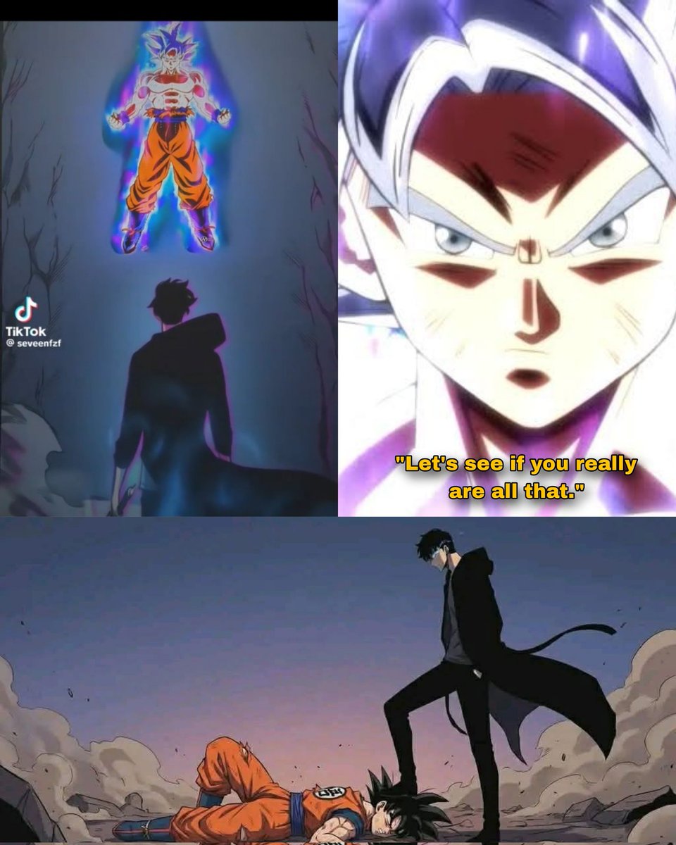 SoloLevelingENG's tweet image. Goku Farming Aura Up Sung Jin-woo💀🔥