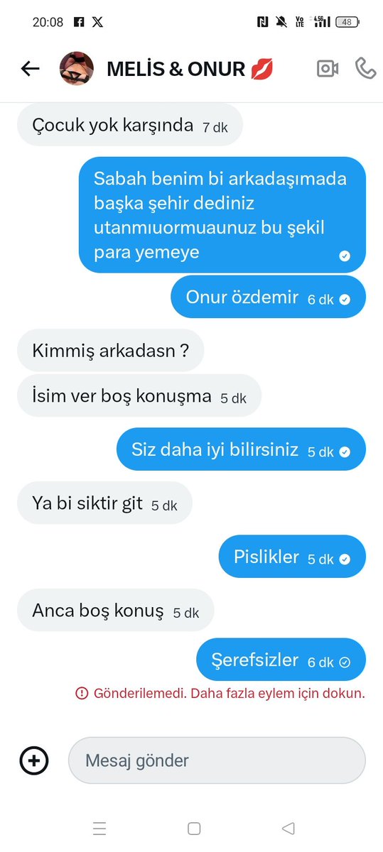Şerefsiz bunlar