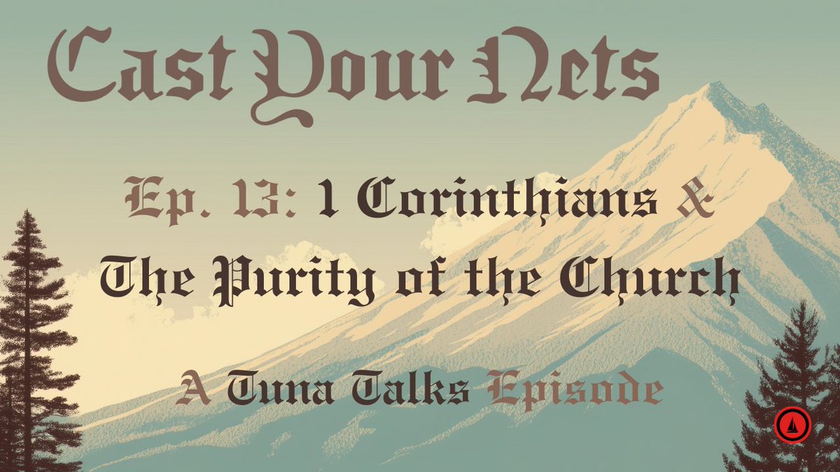 TunaRJS's tweet image. Episode 13 of CYN is out now— I discuss 1 Corinthians, the Biblical concept if Exile, maintaining the health of the Church as Body, the necessity of unity in the Church, and why contemporary culture is not uniquely sexual, but uniquely vulgar. Tune in for this and more…