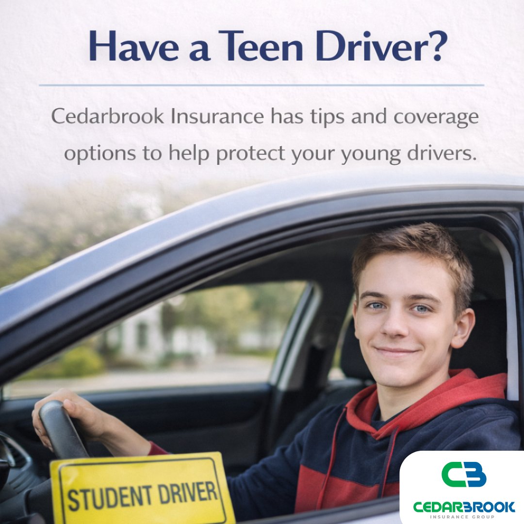 CedarBrookInsur's tweet image. Teen driver in the house? 🚗💨

Before they hit the road, let’s make sure your auto coverage and liability limits are set up the right way, and that your teen is properly added.

📅 Book a quick review: bit.ly/4hlNsiJ

#TeenDriver #AutoInsurance #Cedarbrook #PeaceOfMind