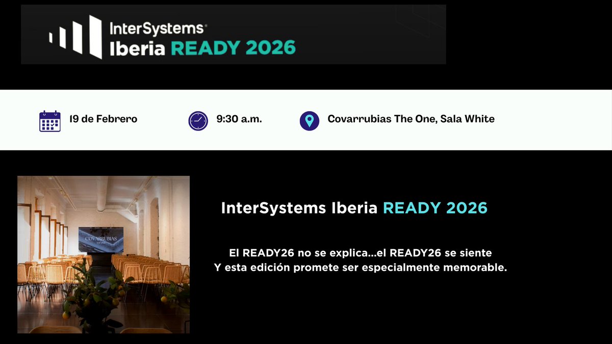 InterSystems Iberia tweet media