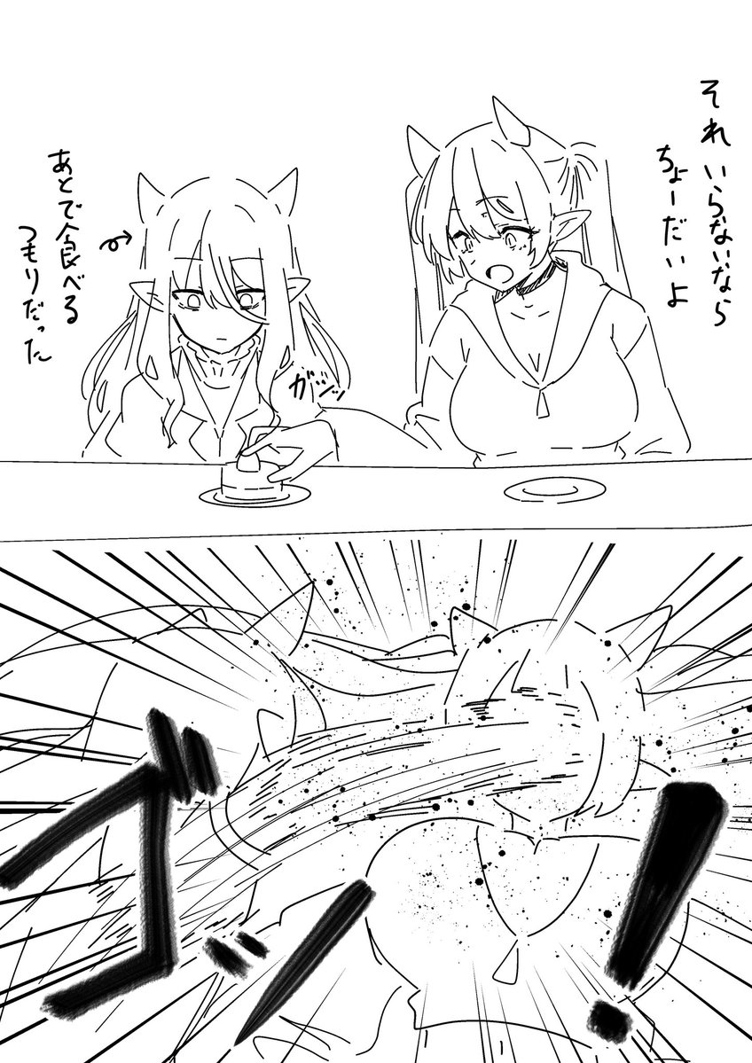 リハビリ絵

オリキャラちゃん二人のおやつ事情 