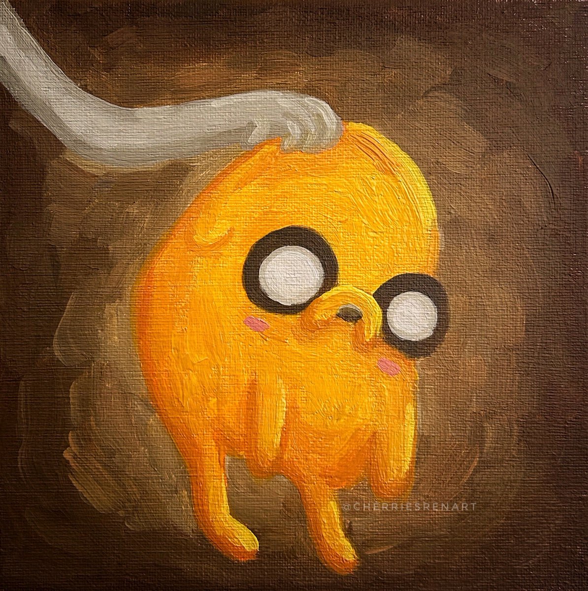 cherriesren's tweet photo. my fave jake painting ever has prints available btw <3 https://t.co/200nD9gDZE