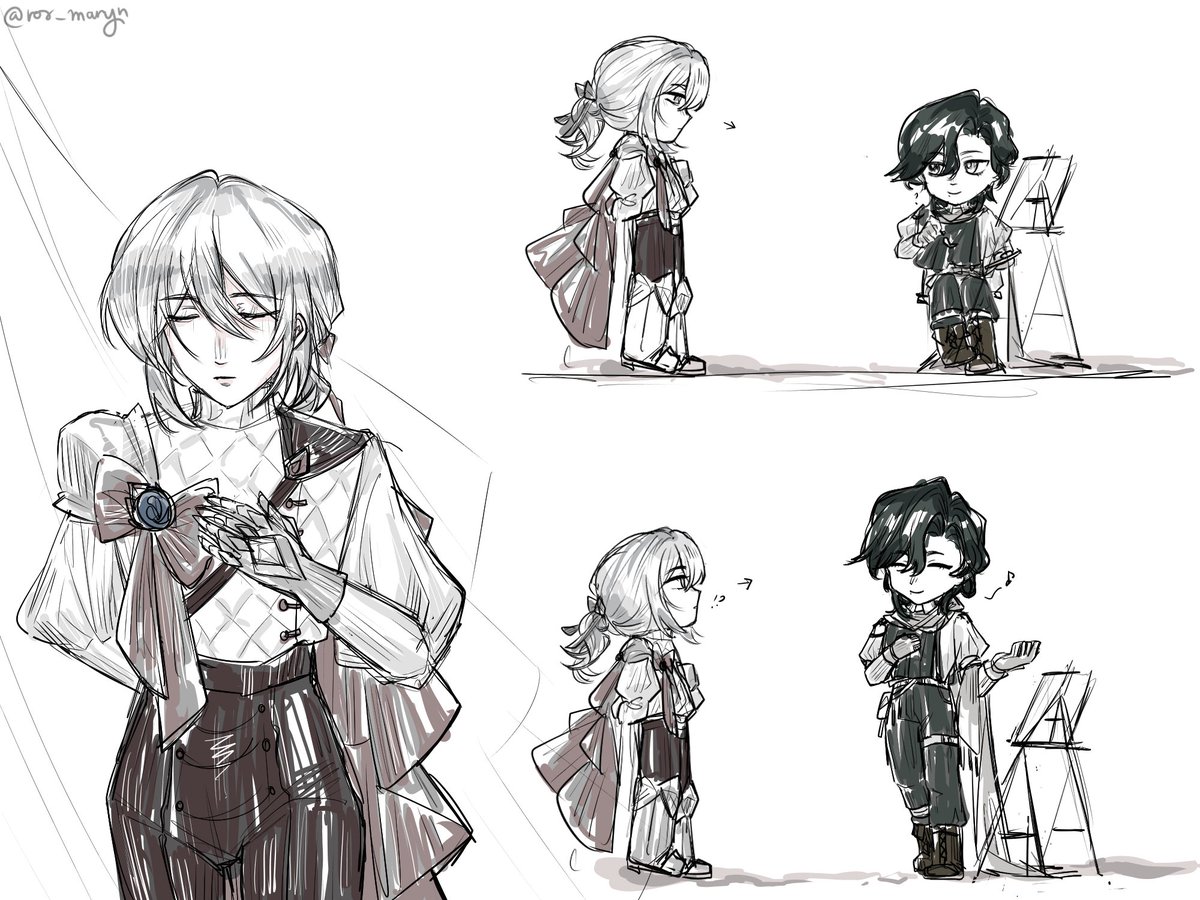 ros_maryn's tweet photo. reverse!AU. #richgar #idv 

"...why is my knight smaller than me, though?" https://t.co/nOnbbdm9Pa