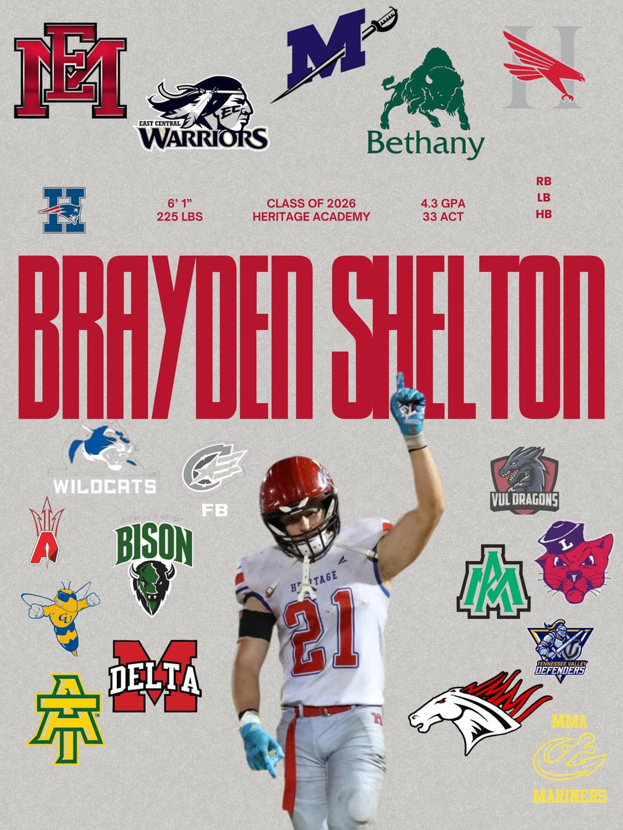 Brayden Shelton 2026 LB tweet media