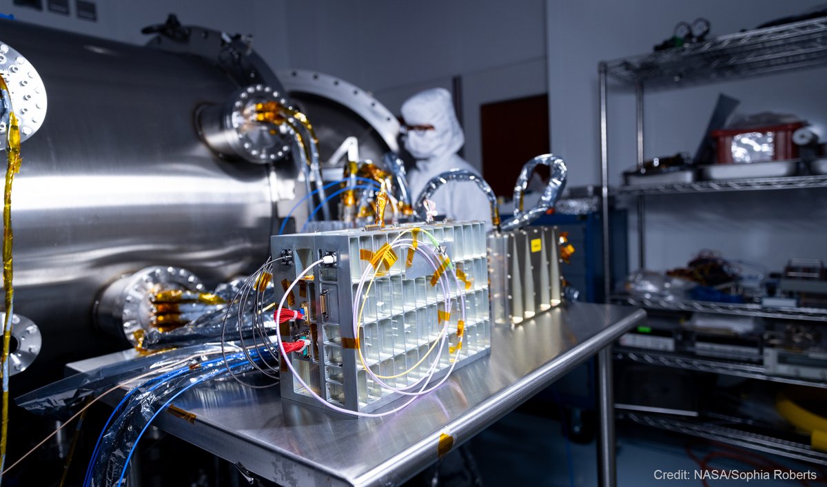 As a partner on @ESA’s LISA (Laser Interferometer Space Antenna), <a href="/NASA/">NASA</a> has received and tested an early version of a key mission element. LISA’s three spacecraft   will use infrared lasers to measure wiggles in the fabric of space-time. Learn more: go.nasa.gov/4k62nPu