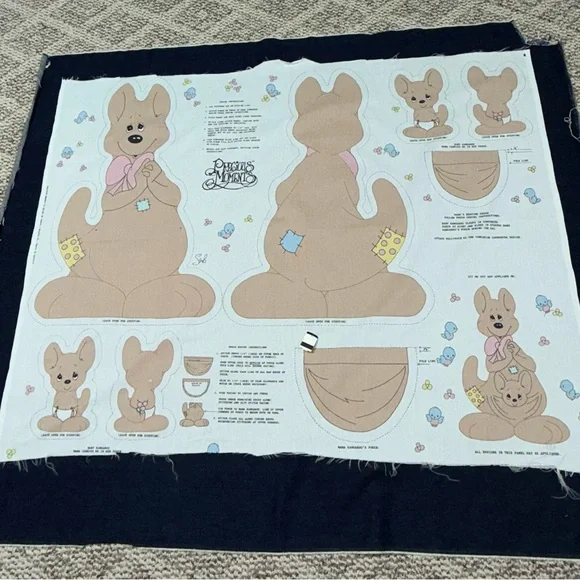 RusticTrove's tweet photo. Vintage 1991 Precious Moments Mama & Baby Kangaroo Cut & Sew Fabric Panel Uncut https://t.co/e0Dt9E8bbT #PreciousMoments #PreciousMomentsFabric #VintageFabric #SewingPanel #CutAndSew #SewingProjects #CraftFabric #QuiltingFabric #SewingCommunity #FabricCollectors https://t.co/McZm5k3J99