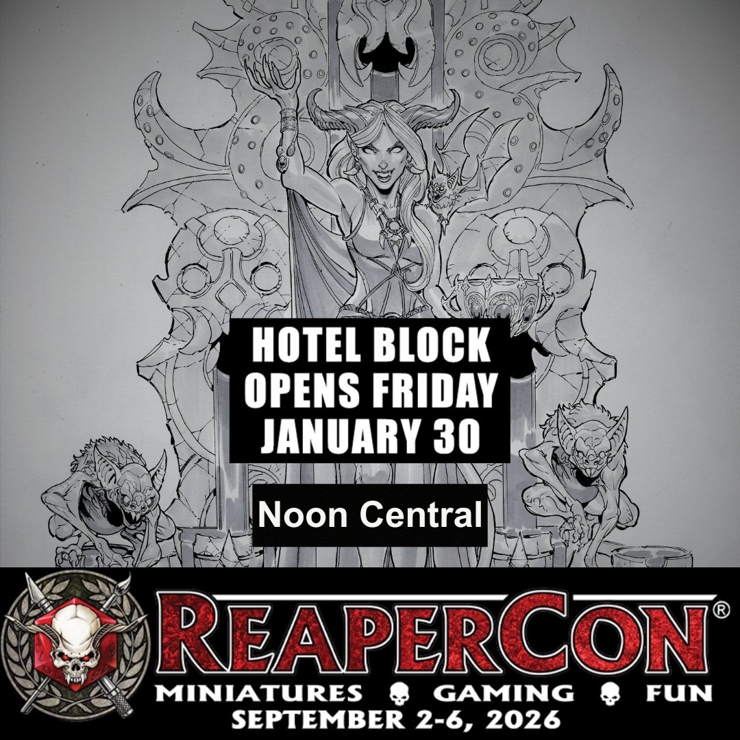Reaper Miniatures tweet media