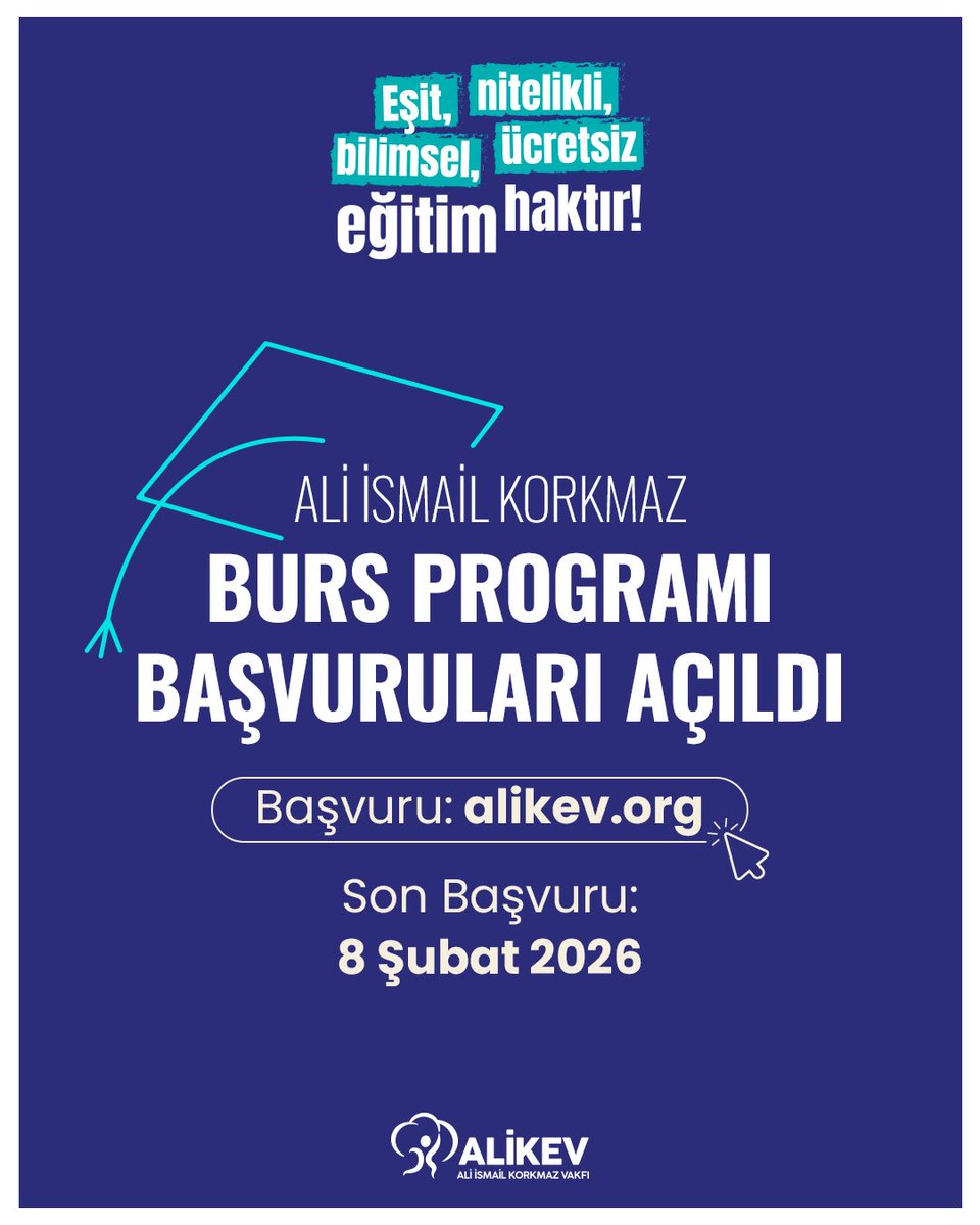 Ali İsmail K. Vakfı tweet media