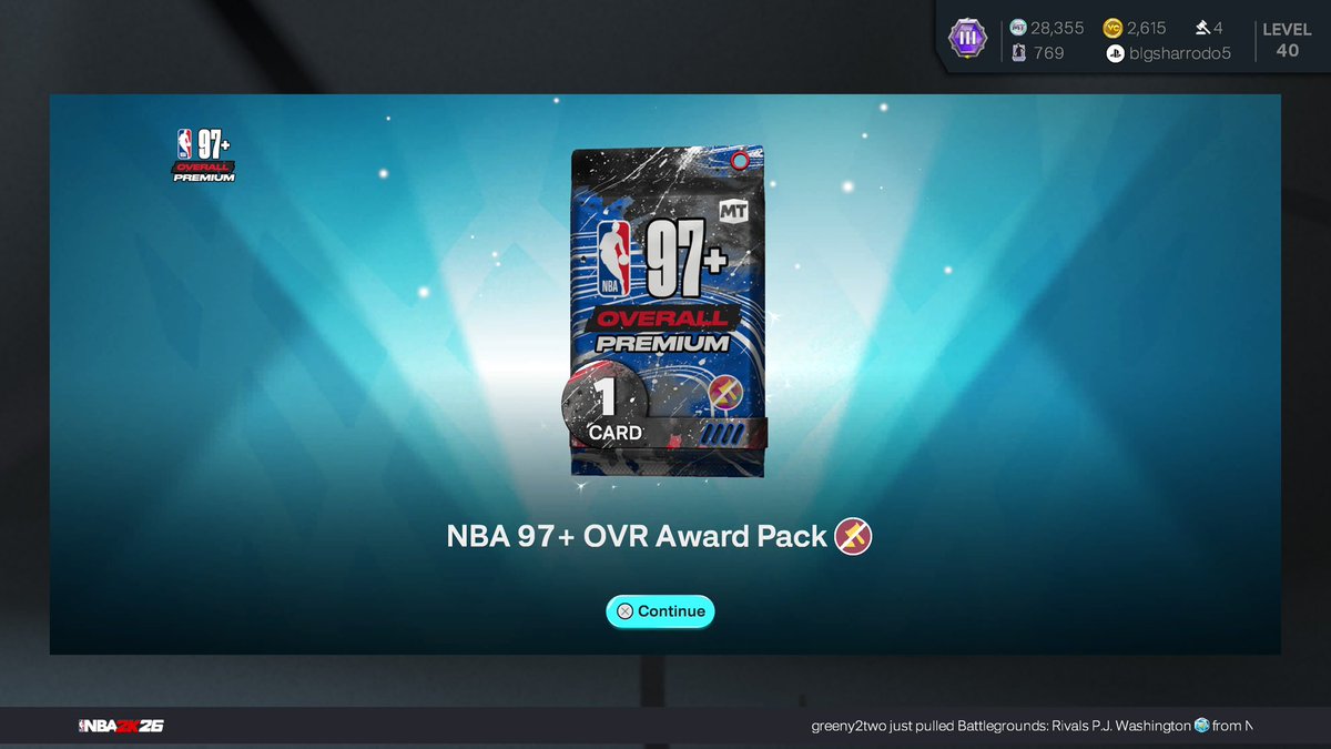 bigrodo_5's tweet image. 97+ OVR Premium Pack…
 😈please 2K 😭🙏

#NBA2K26 #MyTEAM #PackLuck #2KCommunity #Battlegrounds