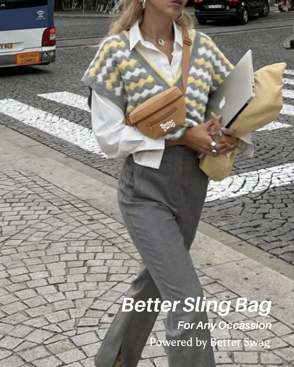 BetterSwag's tweet image. Better sling bags 😌👜 
Carry the brand. Built for the workday commute. 

Inspired by brands people already love. 
Customized for yours.
→ betterswag.com

#BetterSwag #EverydayCarry #WorkdayStyle #CommuteReady