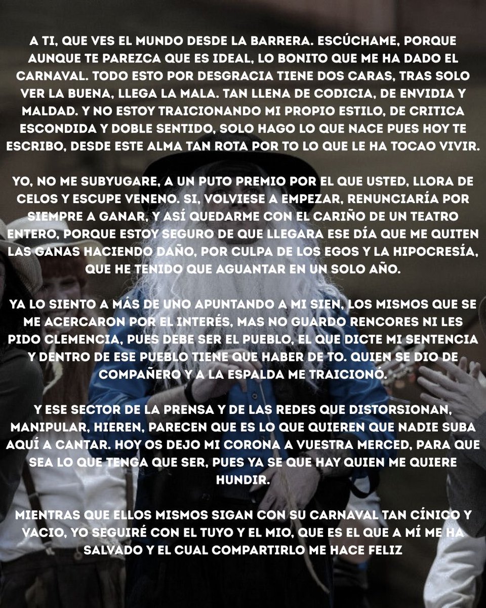 Lo de este pasodoble es mucha tela❤️‍🩹
<a href="/lachiripelu/">La Chirigota del Pelu</a> #COAC2026