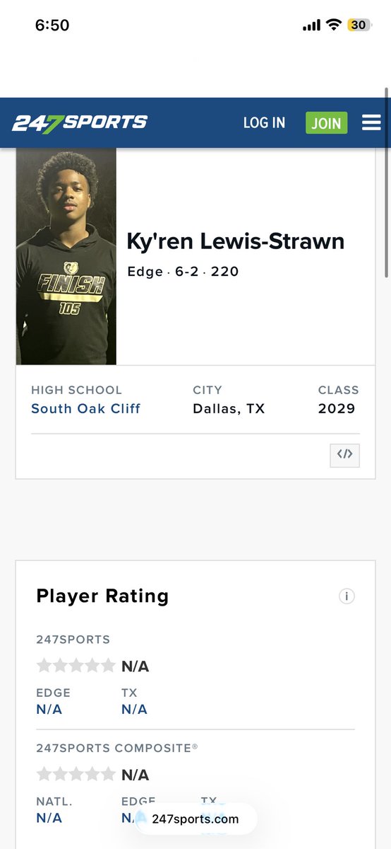 Ky’Ren (JUMBO) Lewis-Strawn tweet media