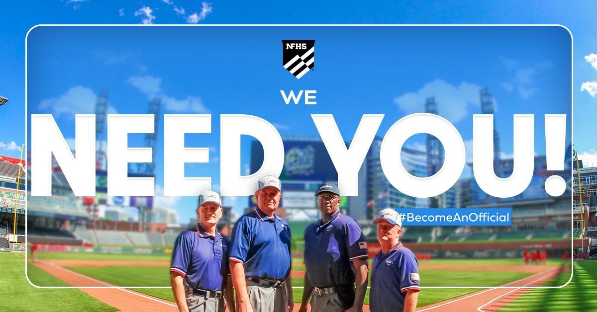 Let me get this straight ...

You love supporting education, your community AND local sports?

Then #BecomeAnOfficial! 

It’s the best call you'll make.