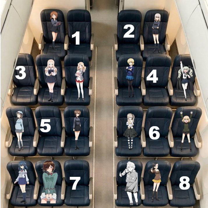 Moemilitaryfan6's tweet photo. Where will you sit on a 10 hour flight to Oarai https://t.co/HNBrbBSDY1