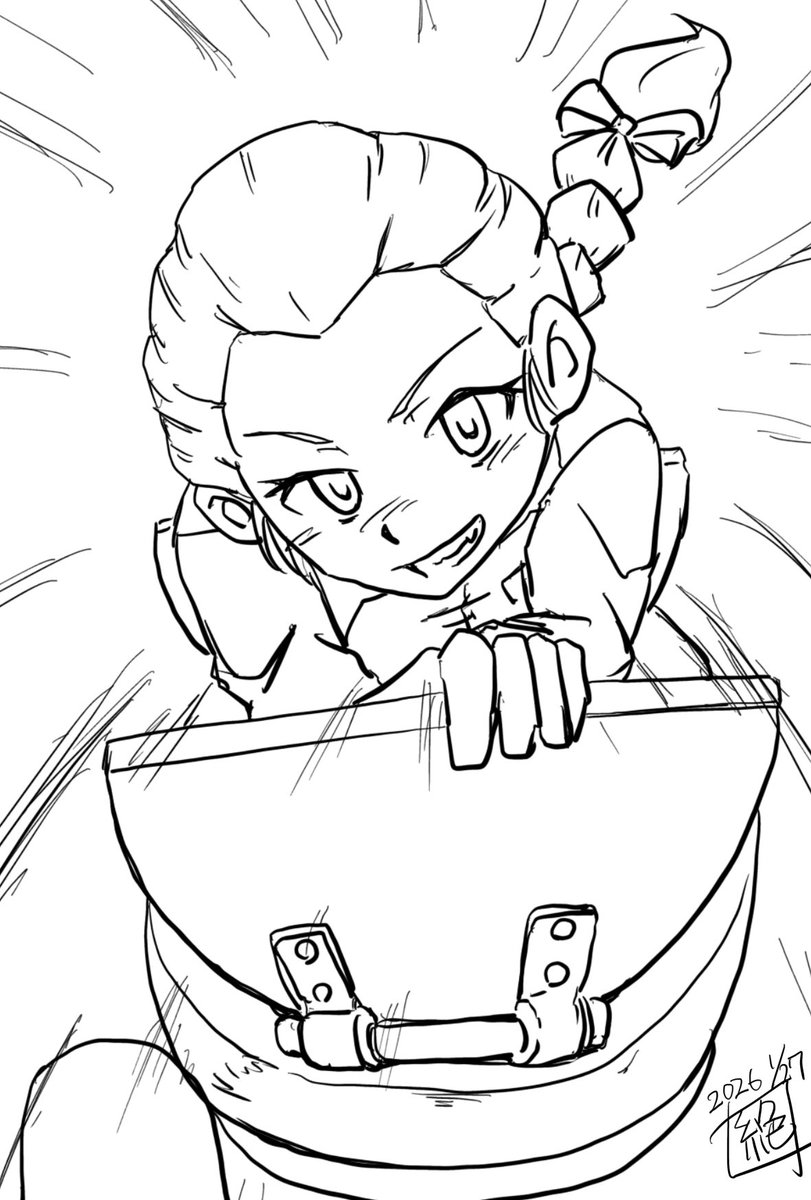 本日は知波単学園 突撃の1番槍 #玉田環生誕祭2026 でありました!
お誕生日おめでとうございます!
ようやっと描けました‼︎
お祝いであります!!
#玉田環生誕祭 
#ガルパン 