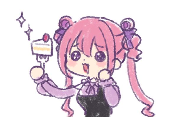 「誕生日だからおいしいものを食べたいかれ～るう.jpg」|るちか/Vtuberかれ〜るう💜のイラスト