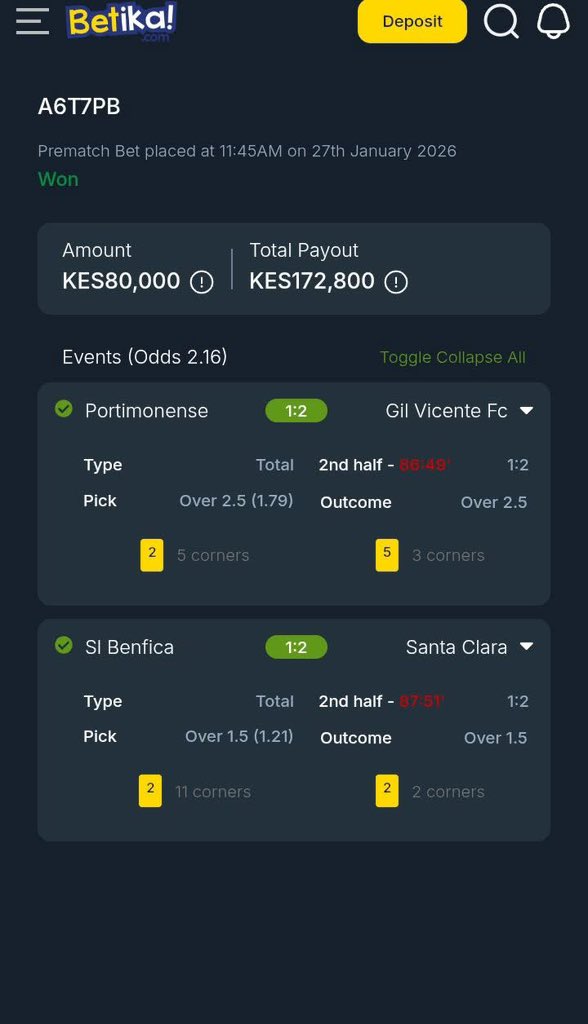 LevyKingTips's tweet image. FUNGA MDOMO👊🏾🙏🏾
    booooom💪💯💥 ✅✅ 𝗖𝗼𝗻𝗴𝗿𝗮𝘁𝘂𝗹𝗮𝘁𝗶𝗼𝗻𝘀 🎉✅✅✅
✅✅💯🤑🤑💸we risk to change our lives. 

Only risk takers can reap more earnings 💸💰🤑 than doubting Thomas's.