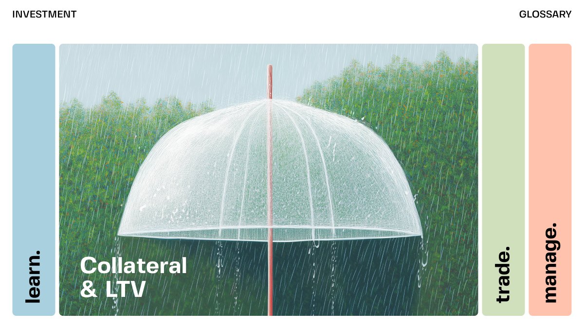 Clapp Glossary: Collateral & LTV 📚 💡When you take out a crypto loan,  collateral is the crypto you put up to secure it. The Loan-to-Value (LTV)  ratio tells you how much you
