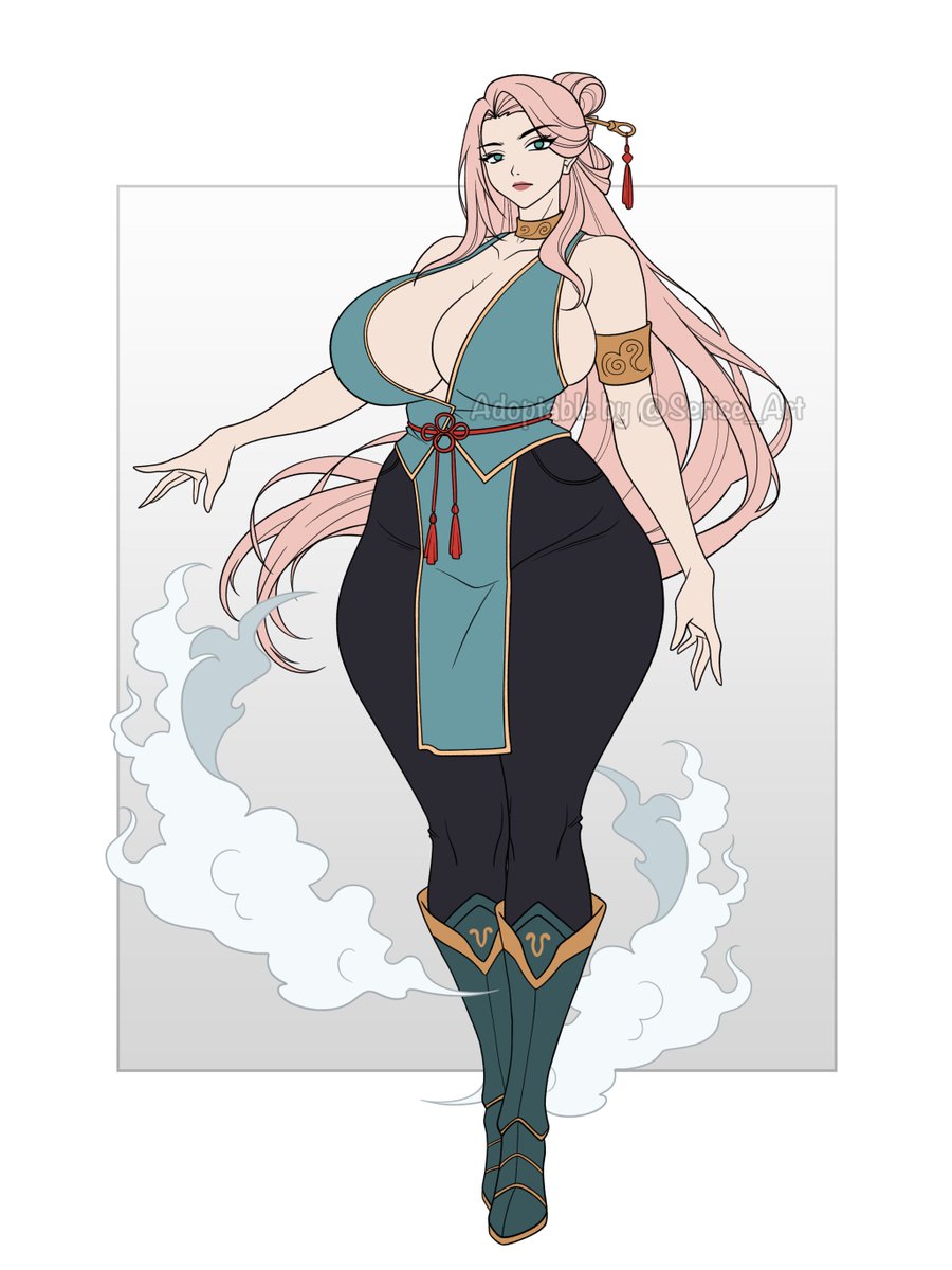 🌪️Windweaver Monk - Adoptable                         
SB: $25 | MI: $5 | AB: $300                                               

RTs appreciated!🩶
ych.commishes.com/auction/show/5…