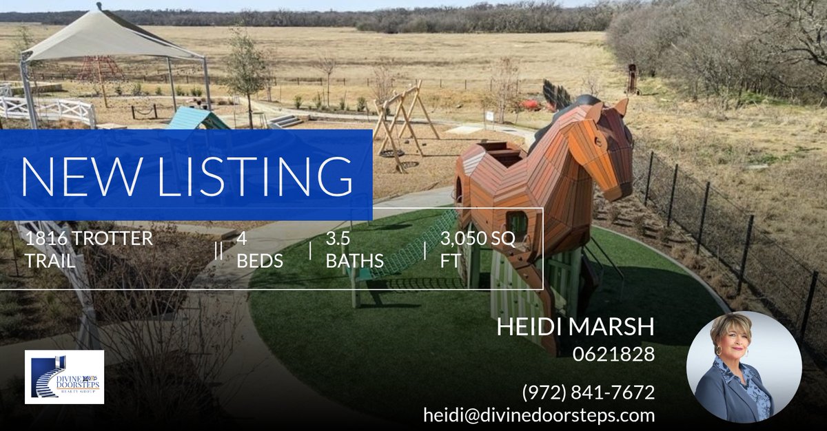 HeidiMarsh's tweet photo. 📍 New Listing 📍 Take a look at this fantastic new property that just hit the market located at 1816 Trotter Trail in Aubrey. Reach out here or at (972) 841-7672 for more information

Honored to put my experience to work for you, ... https://t.co/NksHoAAUno https://t.co/zyWBeo8SLK