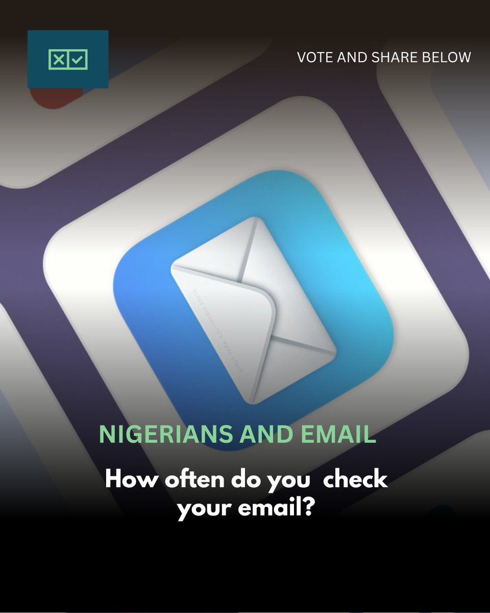SettleMatter's tweet photo. How often do you check your emails? ๐
A. Once a day
B. A few times a week
C. Rarely
D. When I'm expecting something
#settlematter #letssettlethismatter https://t.co/kH1w6eCgyG