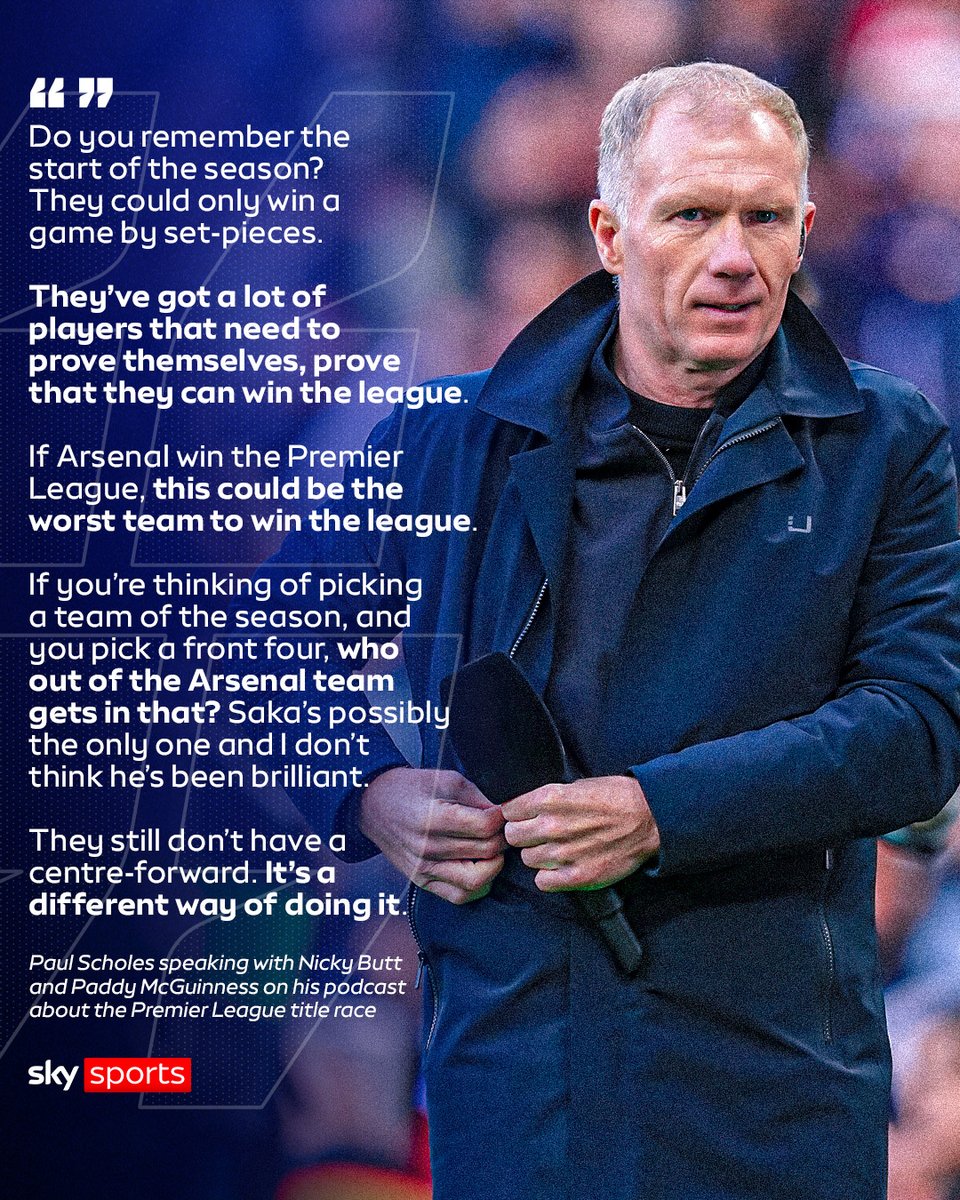 SkySportsPL's tweet image. Agree with Paul Scholes? 👀💭
