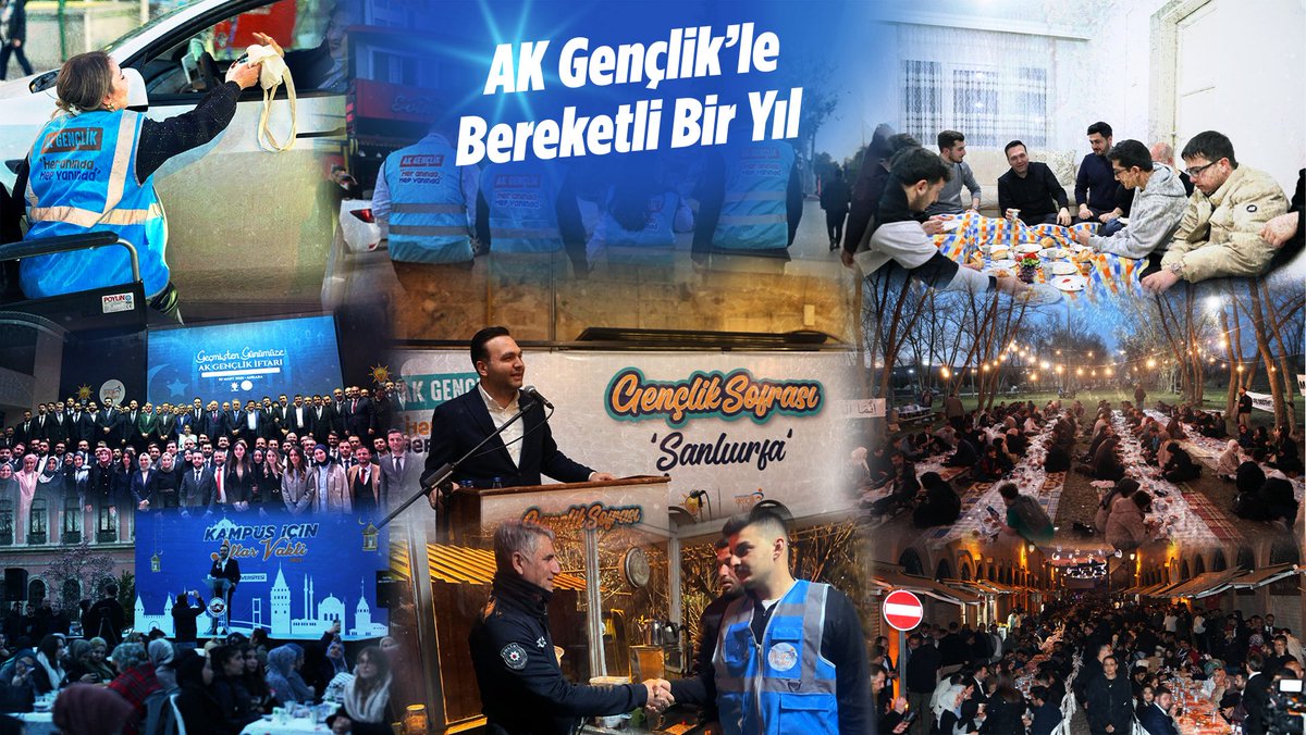 AK Gençlik’le Bir Yıl boyunca kampüslerden meydanlara iz bıraktık! 🌟 

Geleceği inşa edecek o gençlik enerjisini bugün her kampüse taşımanın gururunu yaşıyoruz.💙