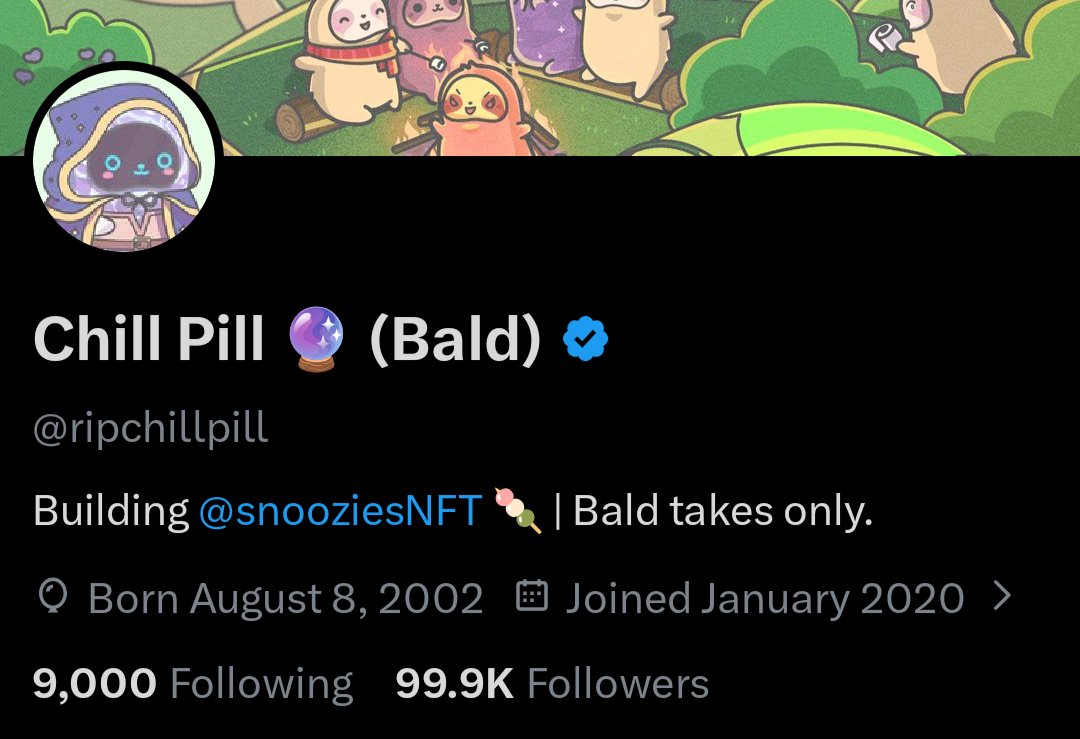 Chill Pill 🔮 (Bald) tweet media
