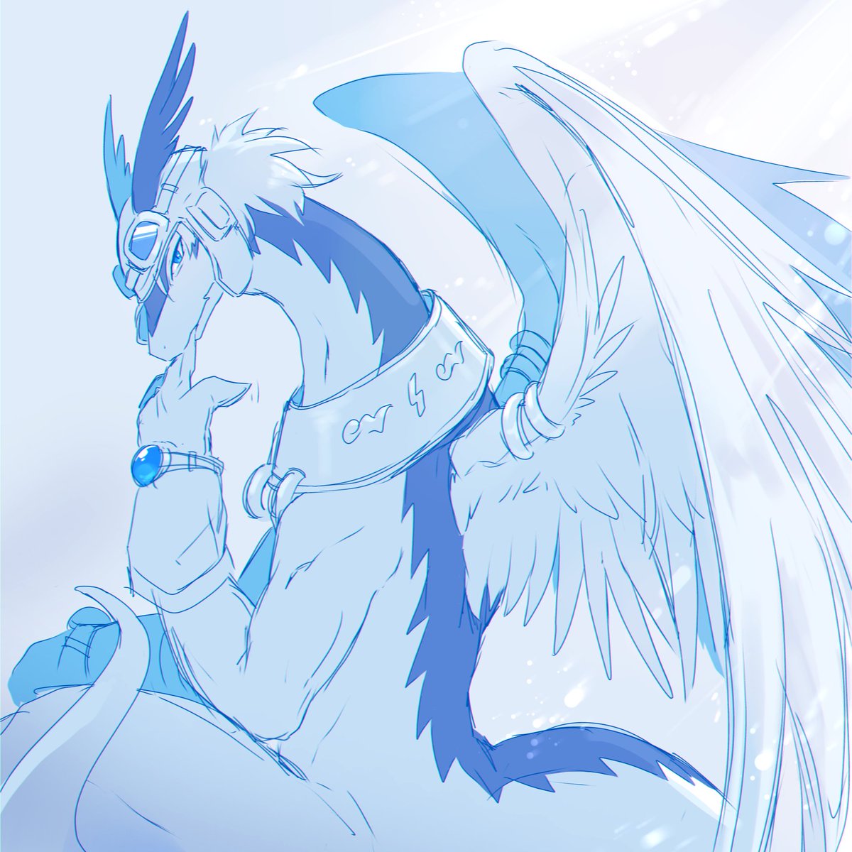 何も考えないでシロン殴り描きすんの楽し〜