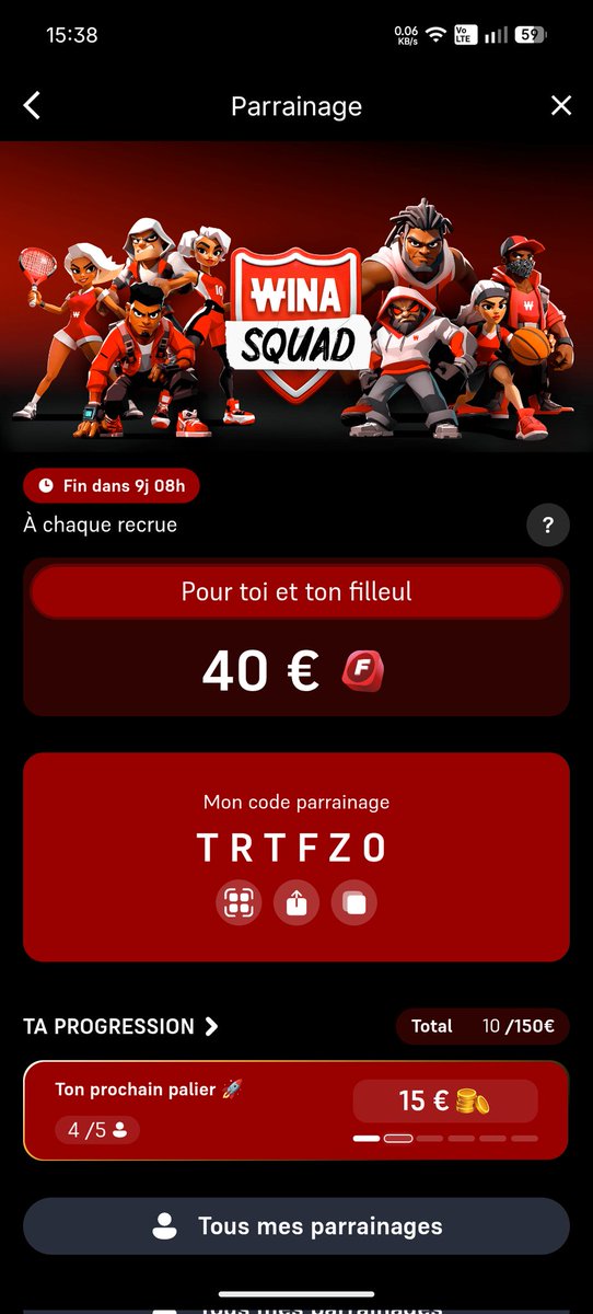Rejoins-moi sur Winamax et profite d'un bonus de 40€ dès ton inscription 🤑
 
winamax.fr/parrain?code=T…

#winamax #parrainage #foot #teamparieur