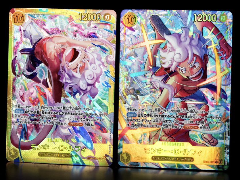 Official in person photo of base rarity and Alternate Art Secret