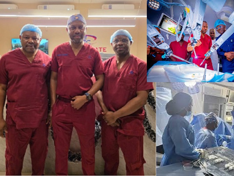 NigeriaStories's tweet image. BREAKING NEWS: Lagos Prostate Clinic has successfully carried out West Africa’s first robotic gynaecological surgery, removing ovarian tumours from a 30-year-old woman 🙌🏾🔥🙏