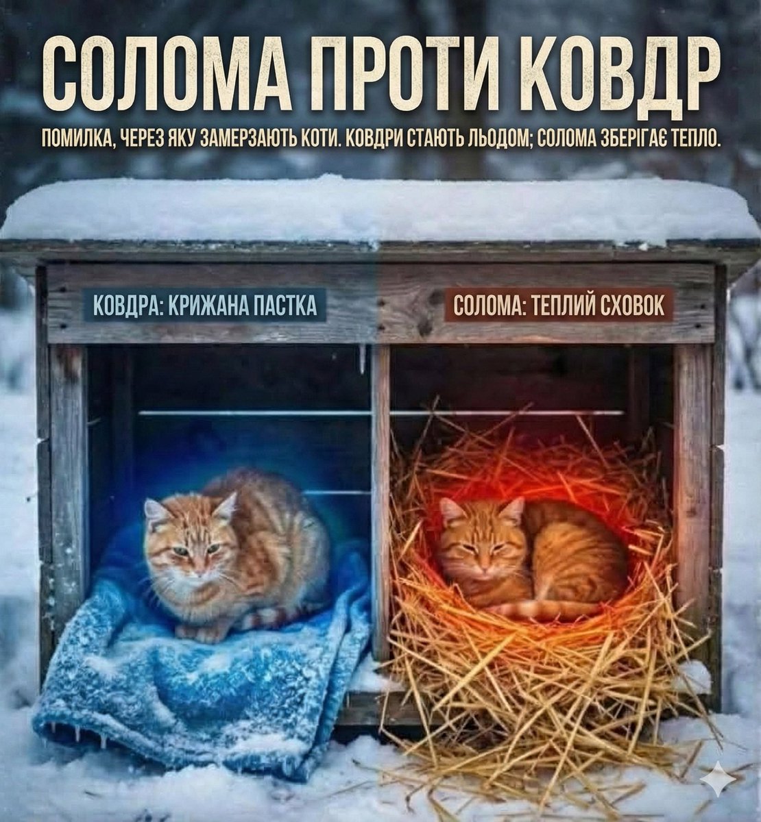 irena_druzenko's tweet image. Зараз знову ідуть холода. Ця інформація може зберегти тваринам життя. Будь ласка поділіться! 

Солома, не сіно 
Солома, не тряпки та ковдри 

СОЛОМА СОЛОМА СОЛОМА СОЛОМА