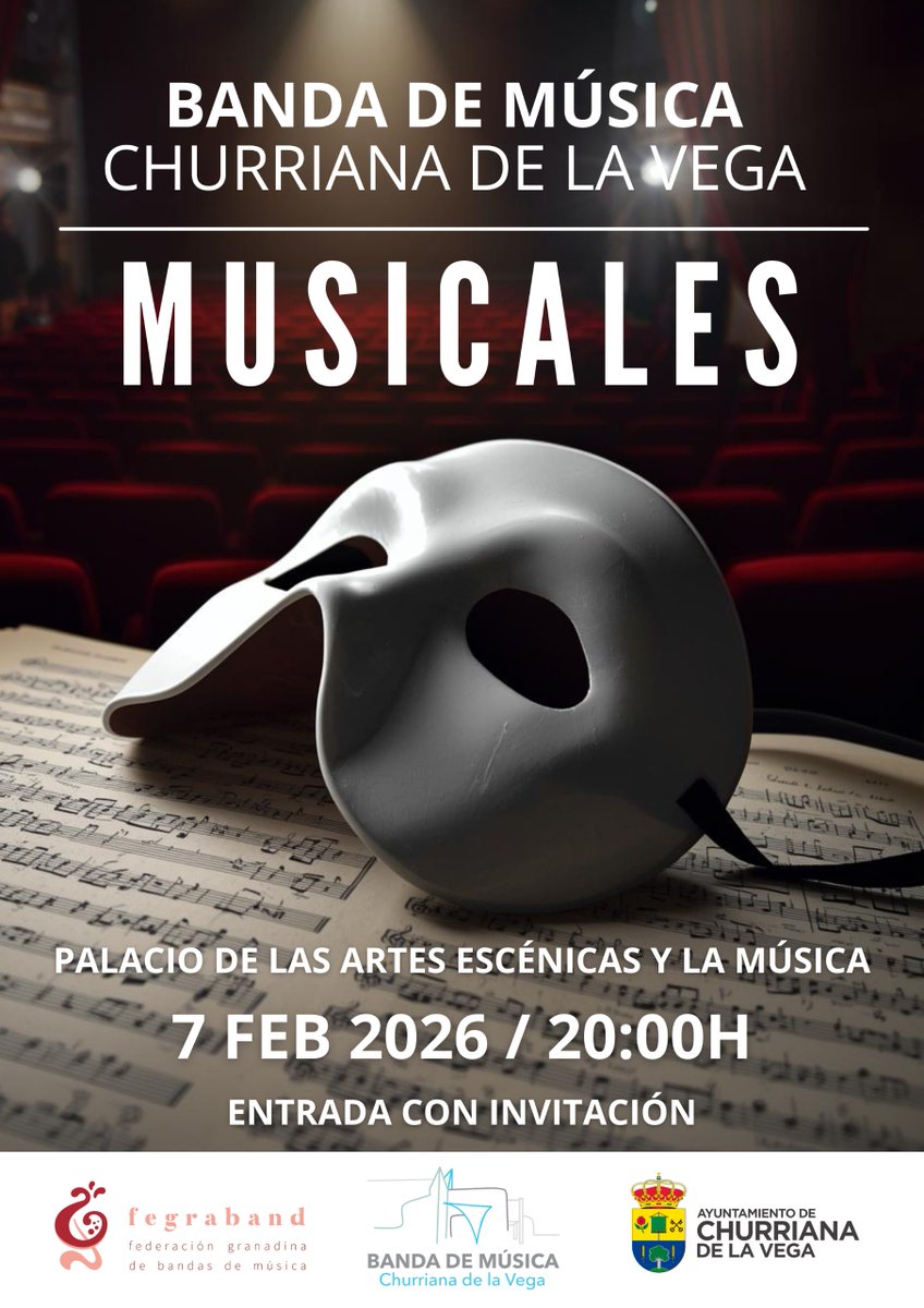 Primer concierto del año: "MUSICALES". Una selección de los musicales más interpretados en el mundo.