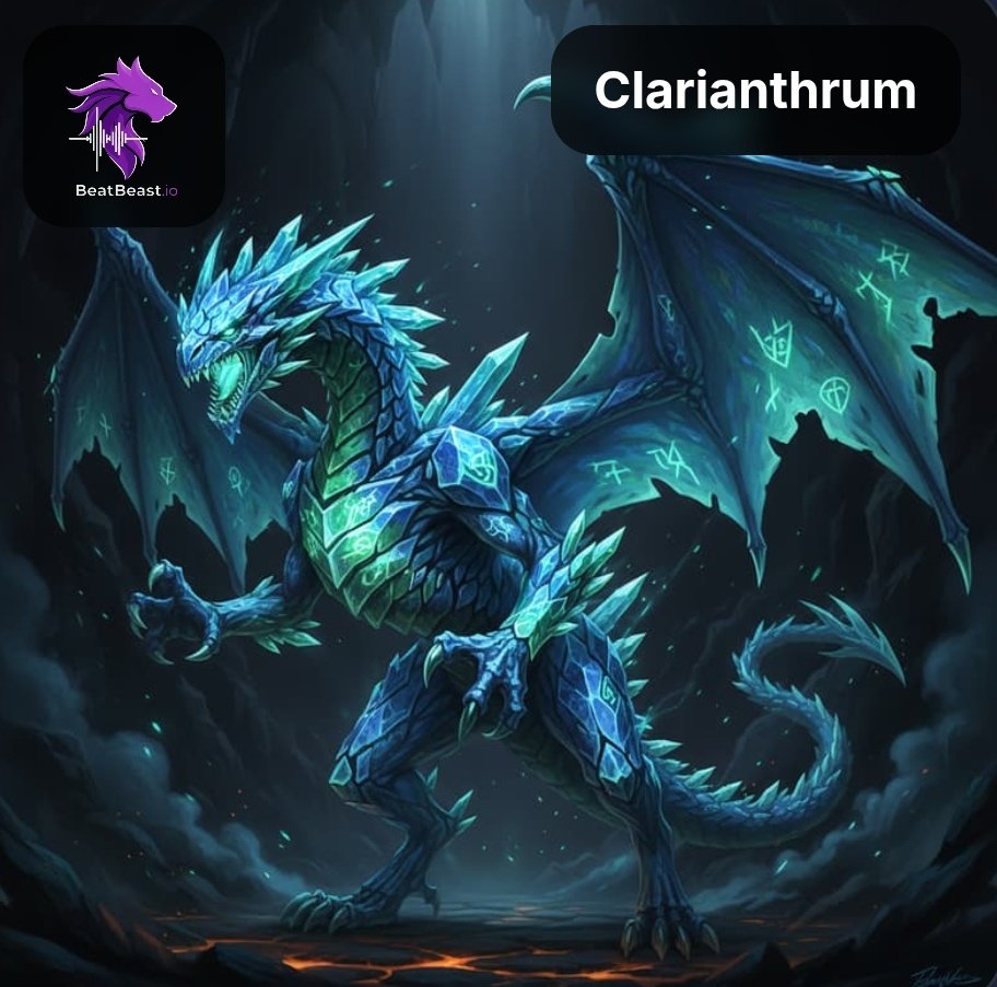 I summoned the 'Clarianthrum' with just my voice. See what your rhythm can create at BeatBeast.io! #BeatBeast beatbeast.io/beast/9ffu8r02