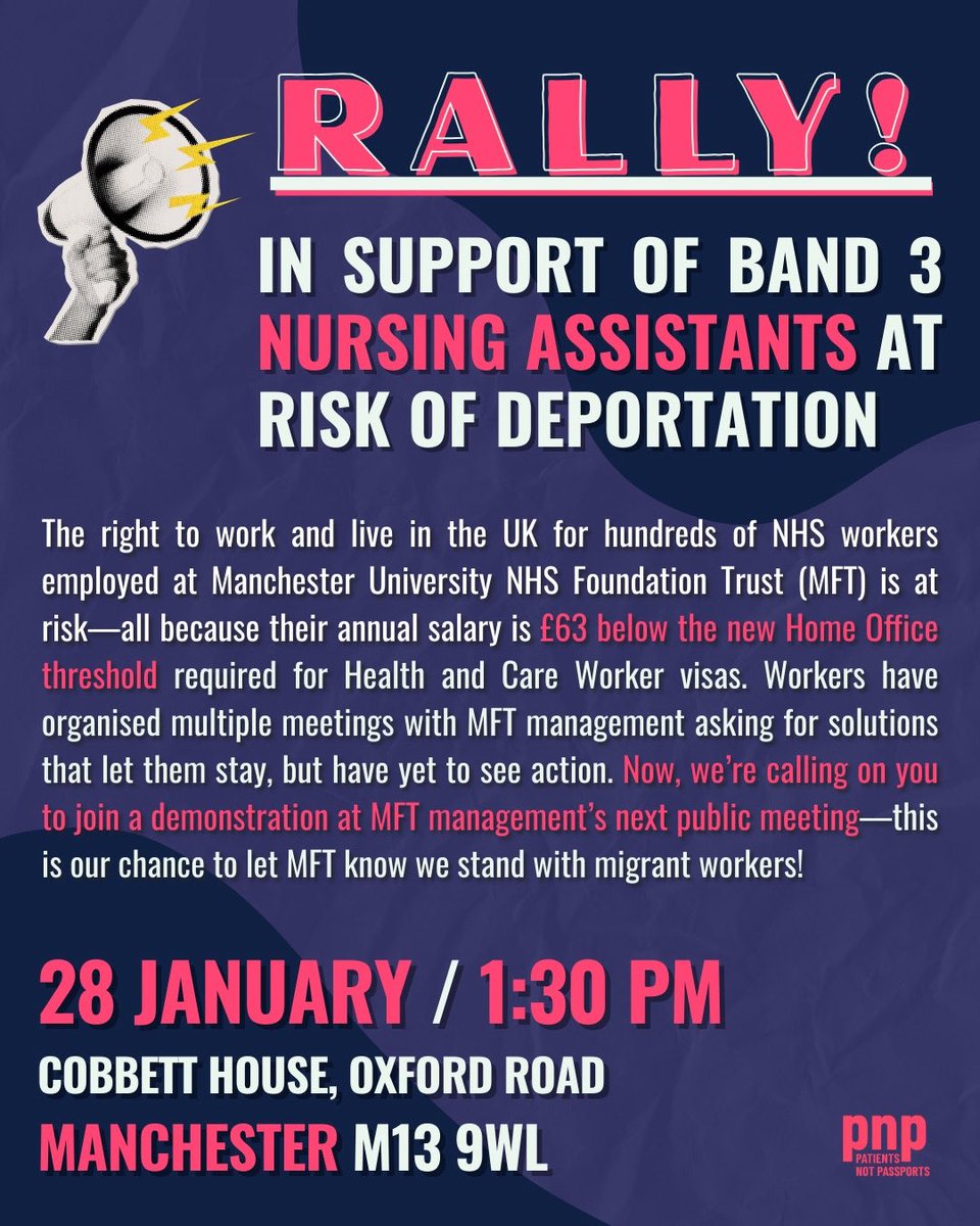 Greater Manchester Patients Not Passports tweet media