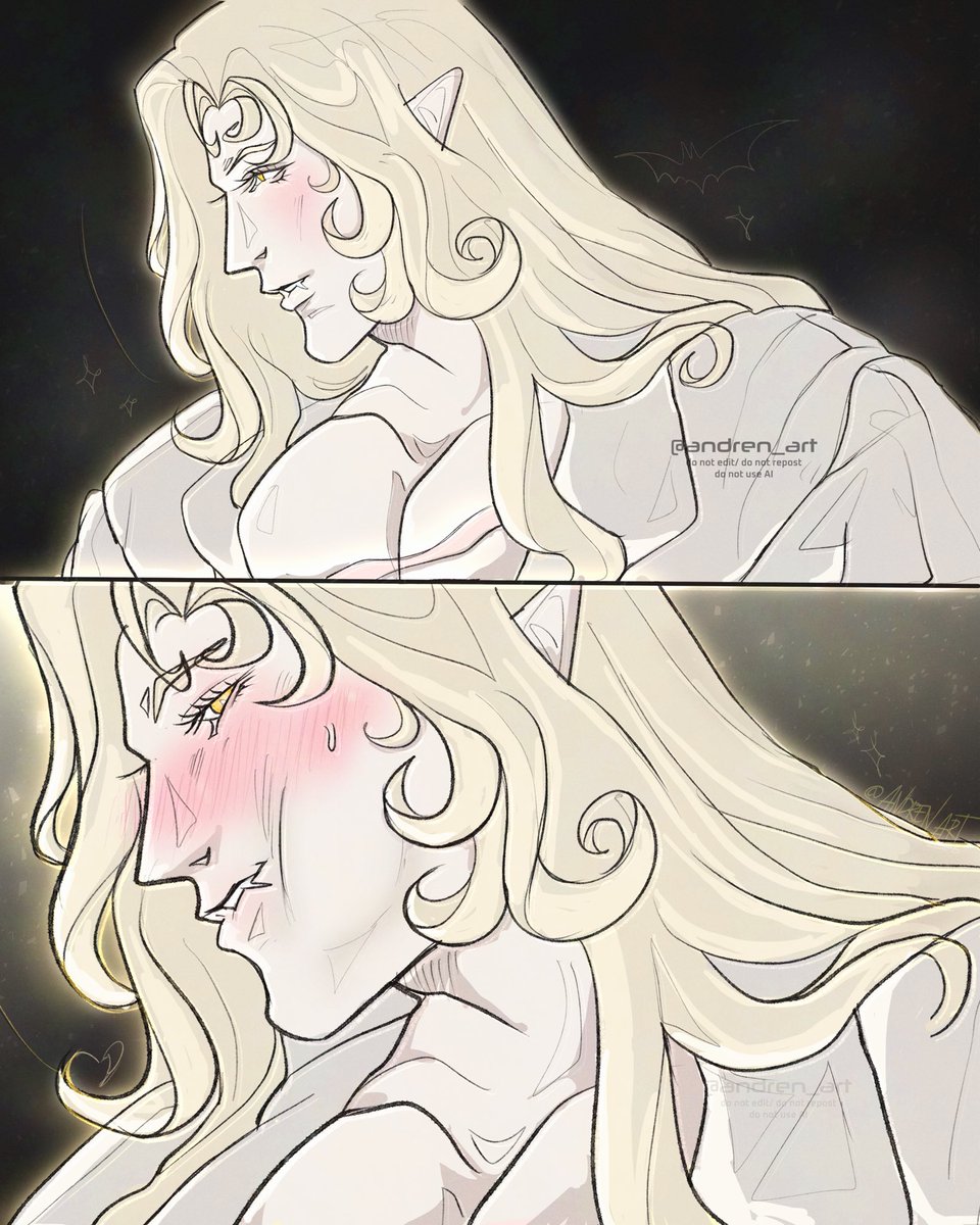 Alucard. 🦇💛🌙
I saw this trend on X, so again I drew him fast on my iPad. ✨
#Alucard #Castlevania