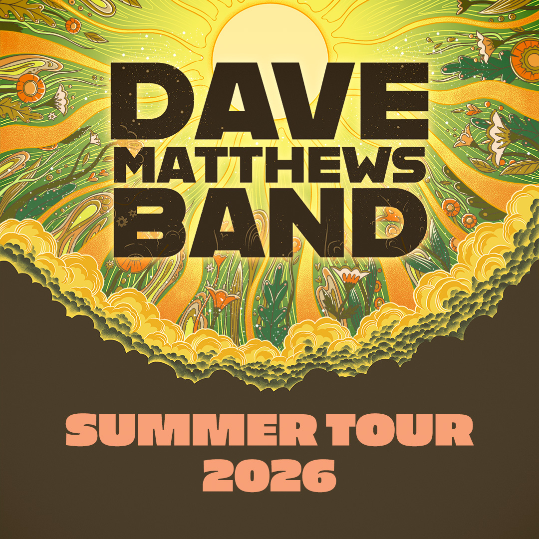 davematthewsbnd's tweet image. Dave Matthews Band is excited to announce the 2026 Summer Tour: tour.davematthewsband.com.

An online ticket presale for members of the DMB Warehouse Fan Association is underway at davematthewsband.com/warehouse.

General on sale for tickets begins on Feb 20, at 10 AM (local venue time).