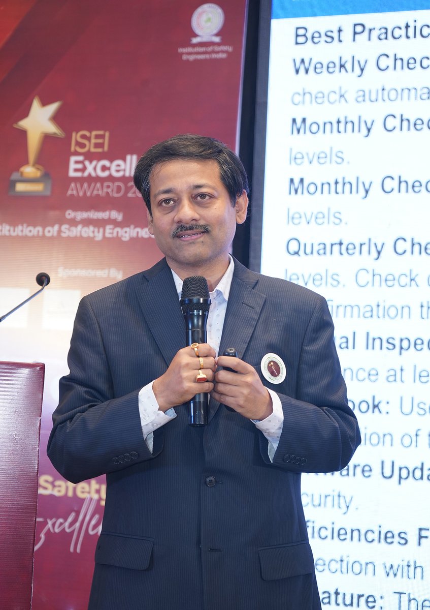 ISEIEAward's tweet photo. 🎤 Insightful Sessions by Our Esteemed Speakers 🎓

We sincerely thank our distinguished speakers who delivered insightful and impactful sessions during the ISEI Excellence Awards 2025. 

#ISEIExcellenceAward2025 #SafetyTalk #ISEIndia #SafetyAward #SafetyExcellence #Leadership https://t.co/UFIMoGXuAz