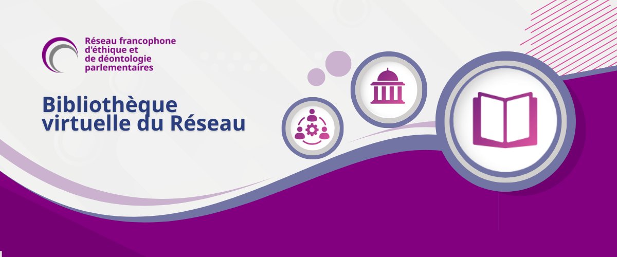 Le Réseau lance sa bibliothèque virtuelle, une plateforme visant à faciliter l’accès à la documentation produite par les institutions qui œuvre en éthique et déontologie parlementaires.

📚 rfedp.org/bibliothequevi…